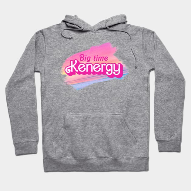 Big Time Kenergy Brush - Retro Pink X Hoodie by LopGraphiX